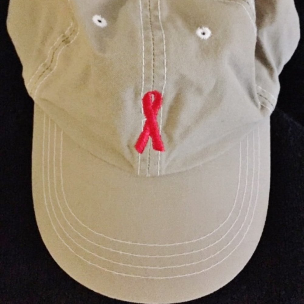 LUNA PIER BREAST CANCER RIBBON BASEBALL CAP